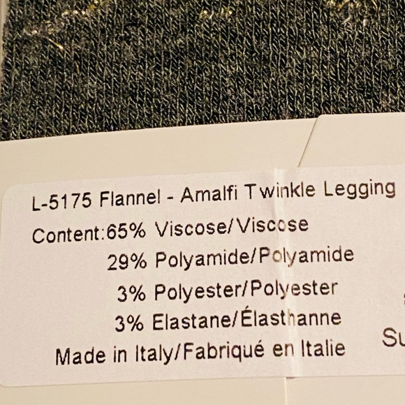 NWT Lemon Legwear Gray Flannel Ankle Tights M/T - Picture 3 of 3